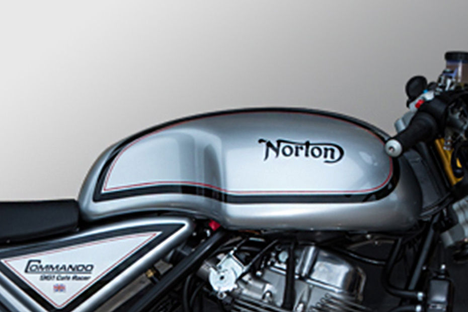 Norton Commando 961 Sport Manx Silver With Red Black colour