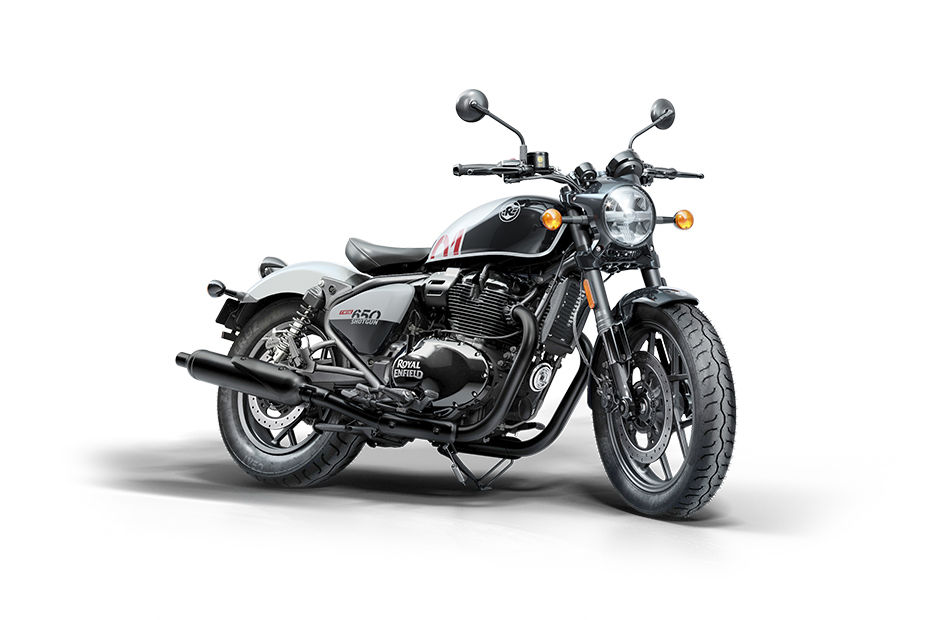 Royal Enfield Shotgun 650 Stencil White colour