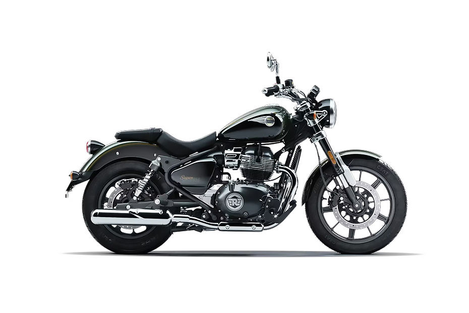 Royal Enfield Super Meteor 650 Interstellar Green colour