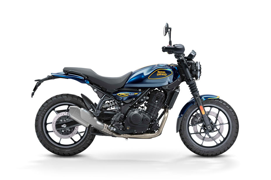 Royal Enfield Guerrilla 450 Twilight Blue colour
