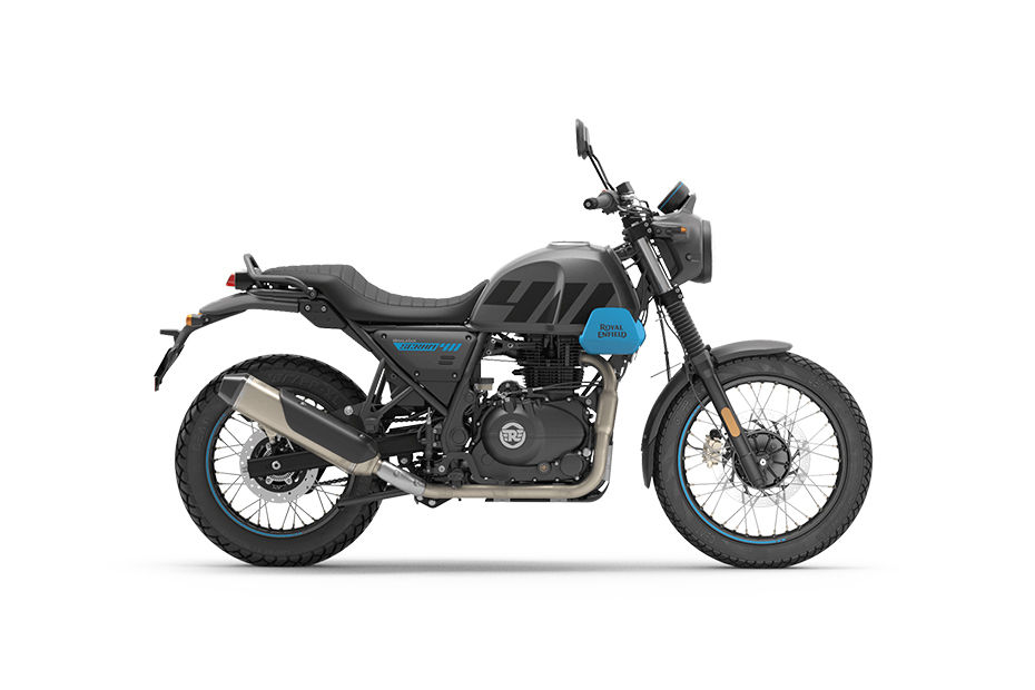 Royal Enfield Scram 411 Graphite Blue colour