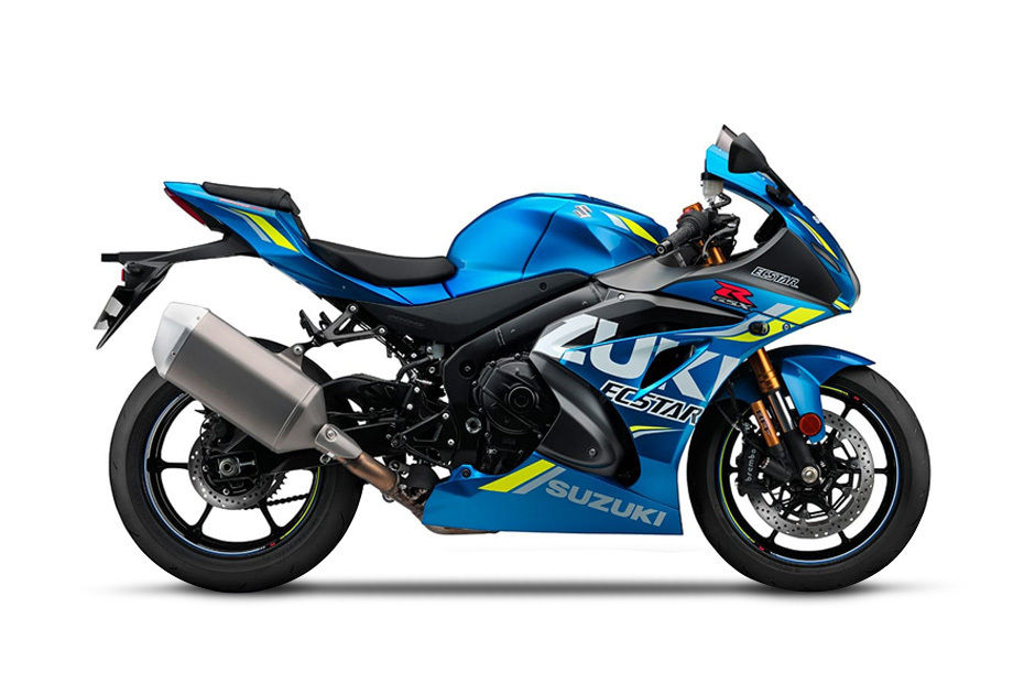 Suzuki GSX R1000R Metallic Triton Blue colour
