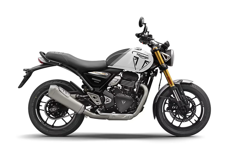 Triumph Speed 400 (2023-2025) Pearl Metallic White And Pewter Grey colour