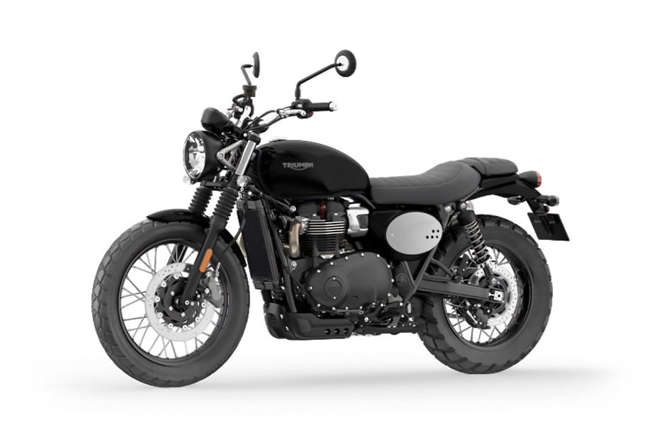 Triumph Scrambler 900 Jet Black colour
