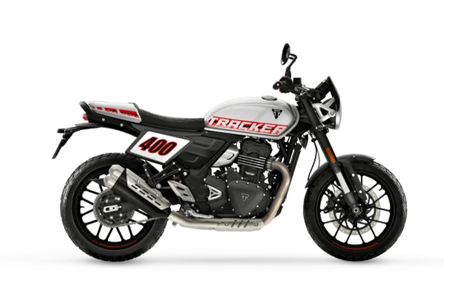 Triumph Tracker 400 Aluminium Silver colour
