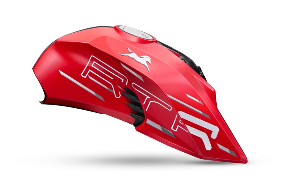 TVS Apache RTR 200 4V Racing Red colour