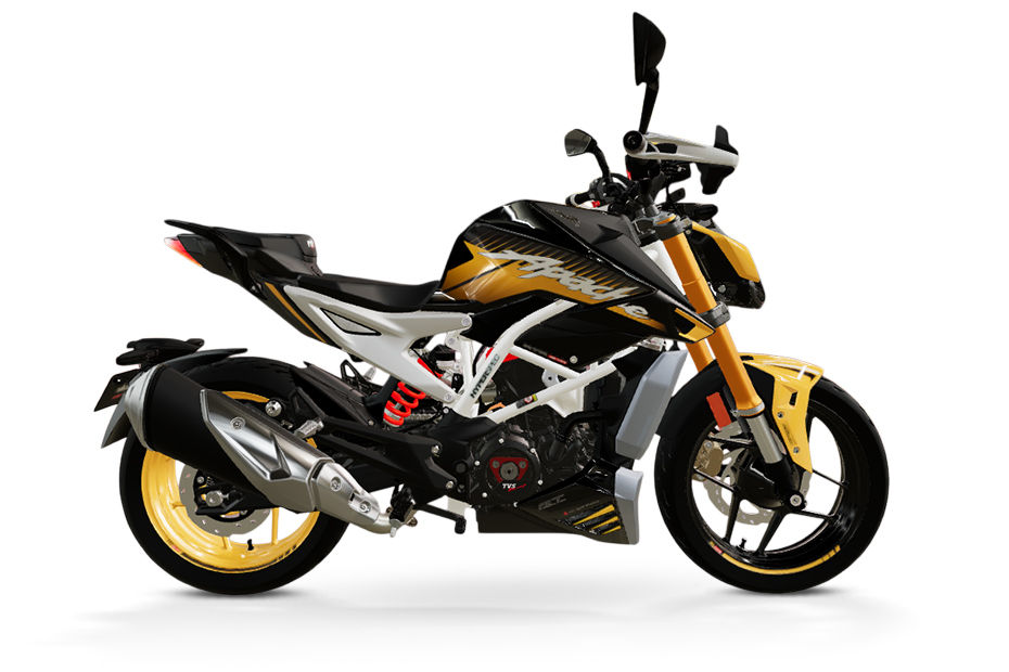 TVS Apache RTR 310 Fury Yellow colour