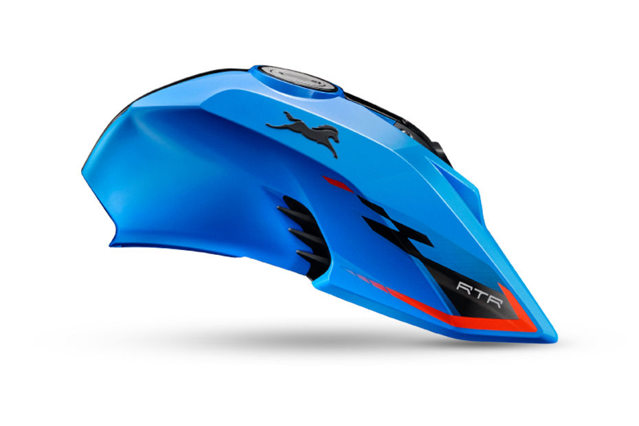 TVS Apache RTR 160 4V Marine Blue colour