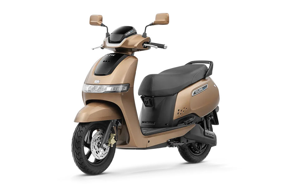 TVS iQube Walnut Brown colour