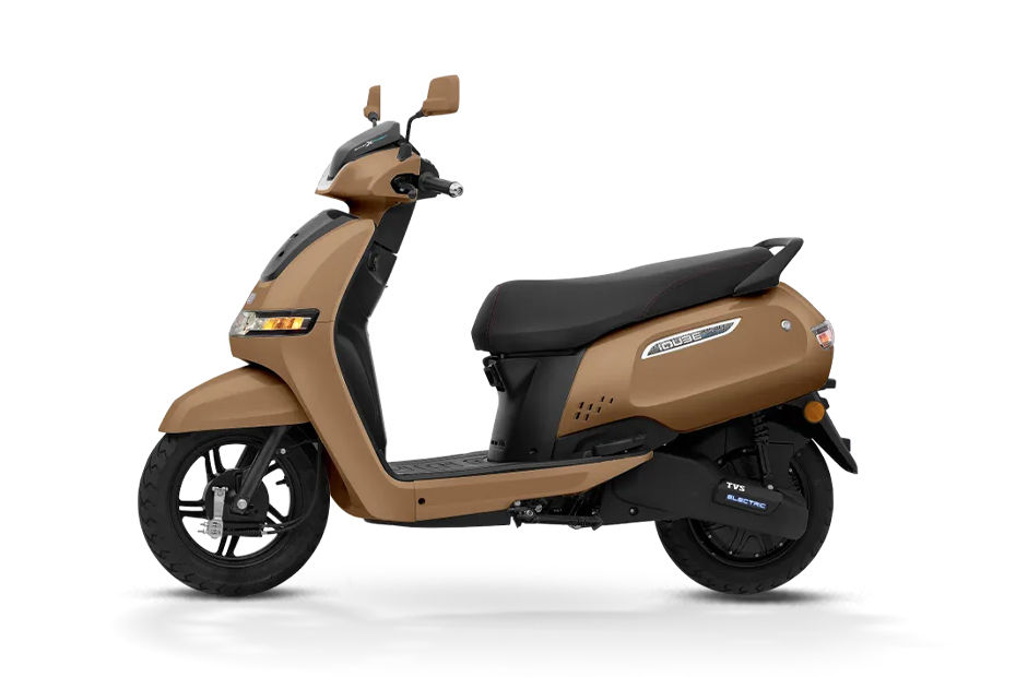 TVS iQube Walnut Brown colour