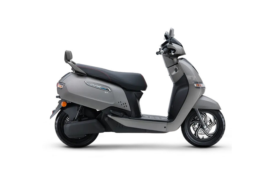 TVS iQube ST Titanium Grey Matte colour
