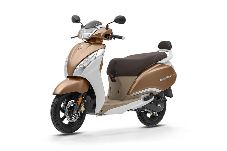 TVS Jupiter 125 Ivory Brown colour