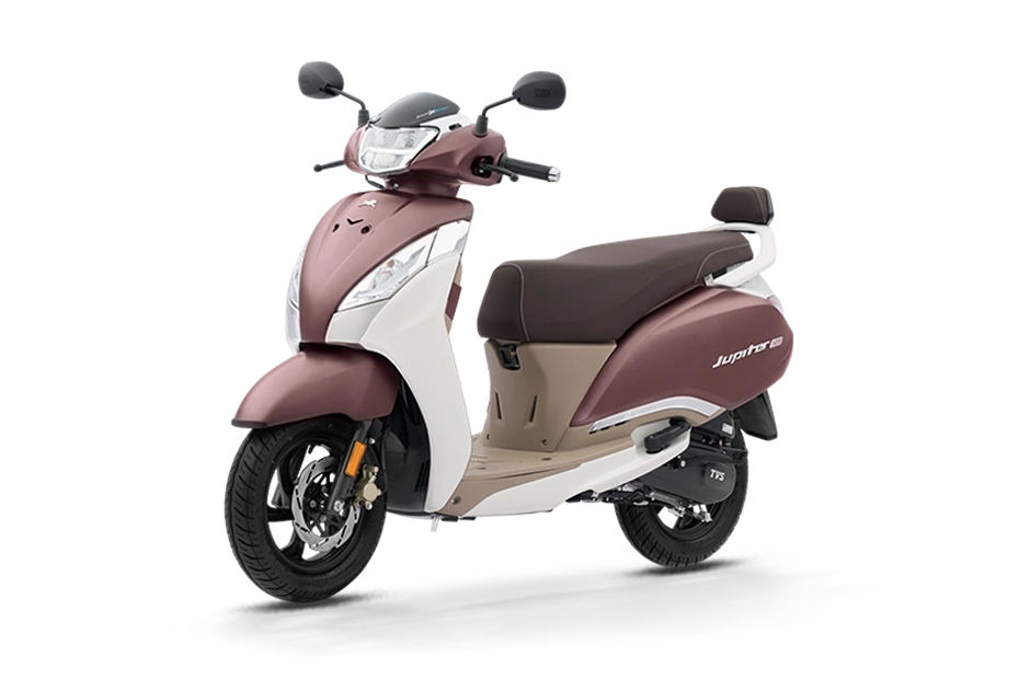 TVS Jupiter 125 Ivory Matte Copper Bronze colour