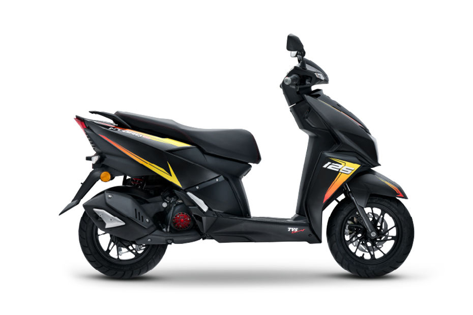 TVS NTORQ 125 Midnight Black colour