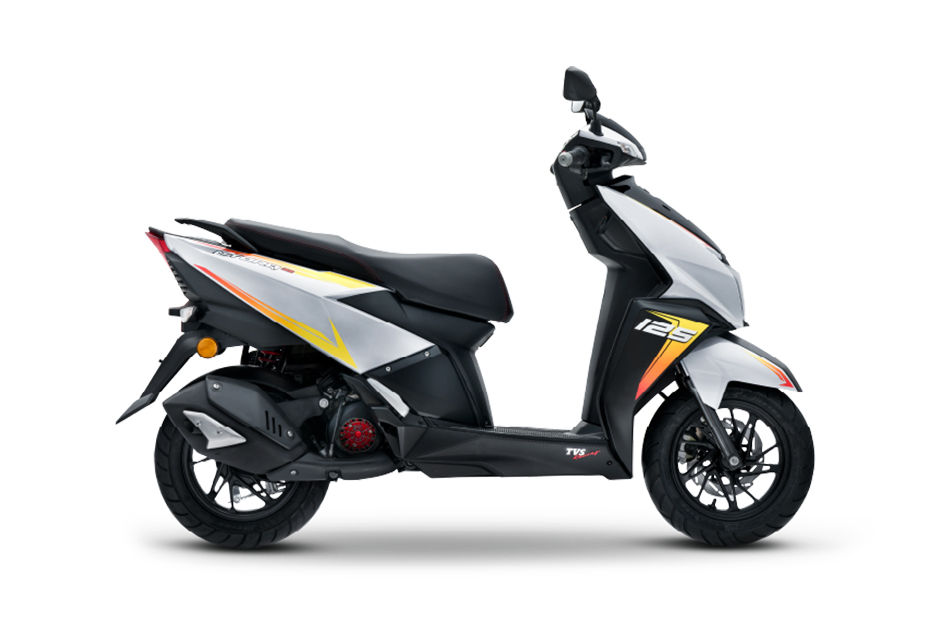 TVS NTORQ 125 Spiti White colour