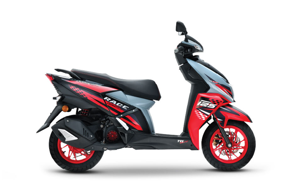TVS NTORQ 125 Inferno Red colour