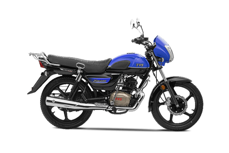 TVS Radeon Dt Blue Black colour