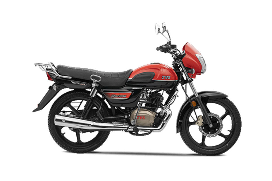 TVS Radeon Dt Red Black colour