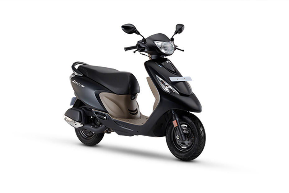 TVS Zest 110 Matte Black colour