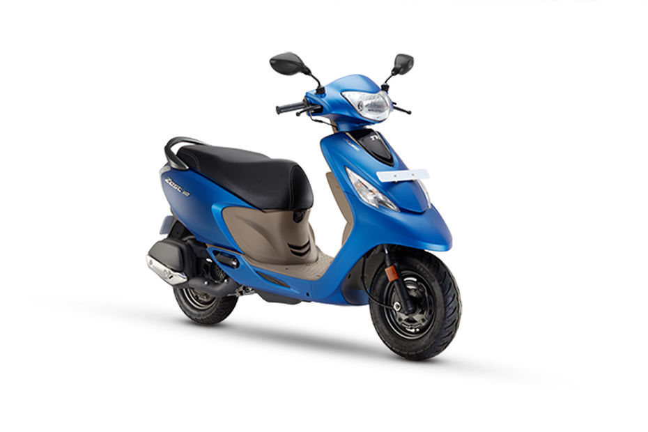 TVS Zest 110 Matte Blue colour