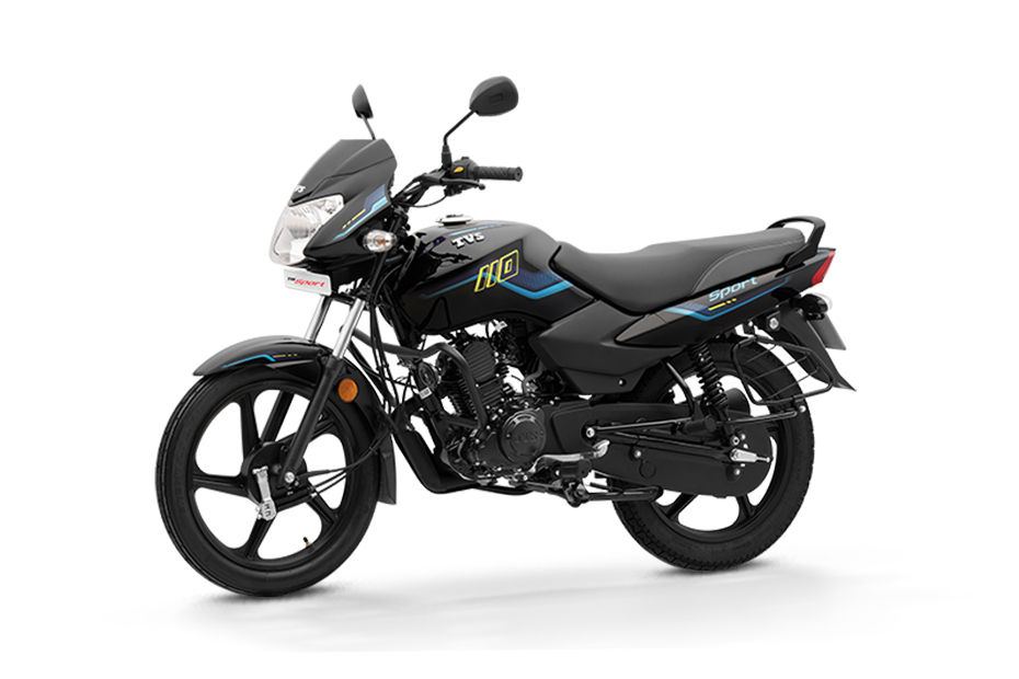TVS Sport Black Neon colour