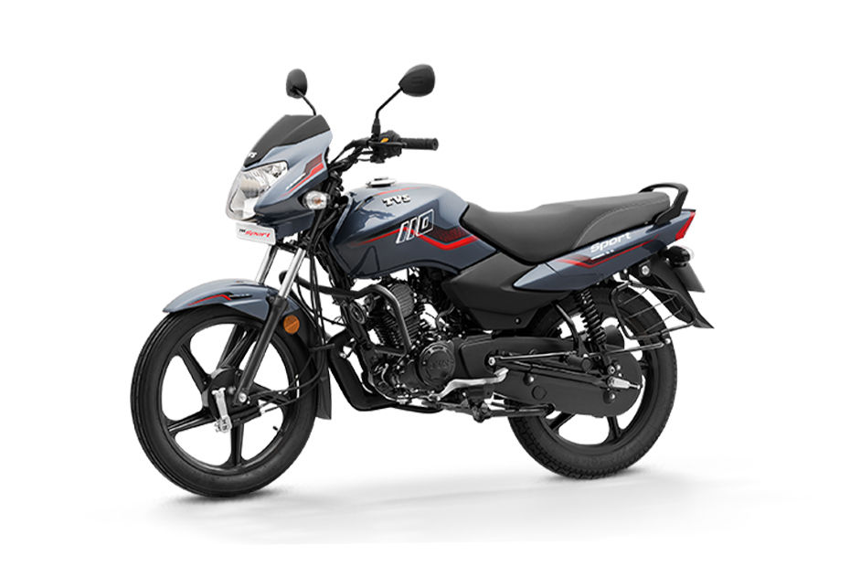 TVS Sport Grey Red colour