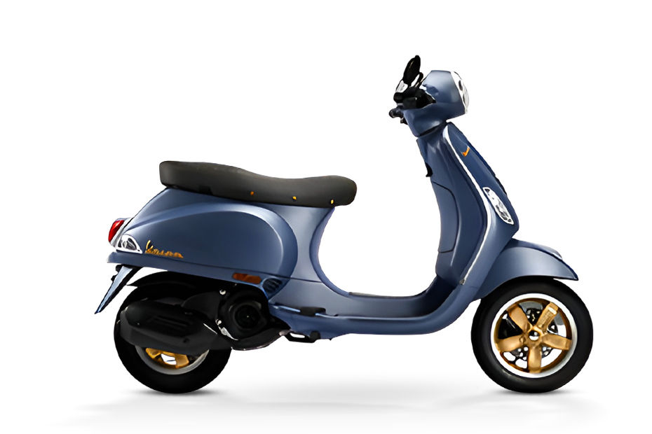 Vespa 150 Matte Metallic Blue colour