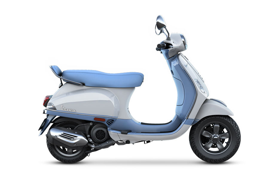 Vespa 150 Blue And White colour