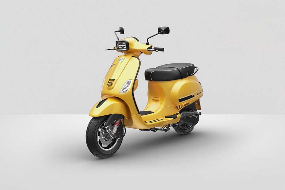 Vespa SXL 150 Sports Matte Yellow colour