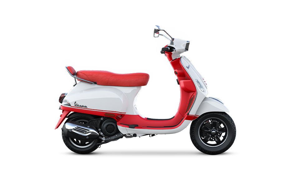 Vespa S Red And White colour