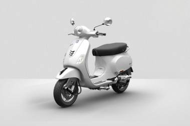 Vespa ZX Azure Blue Colour