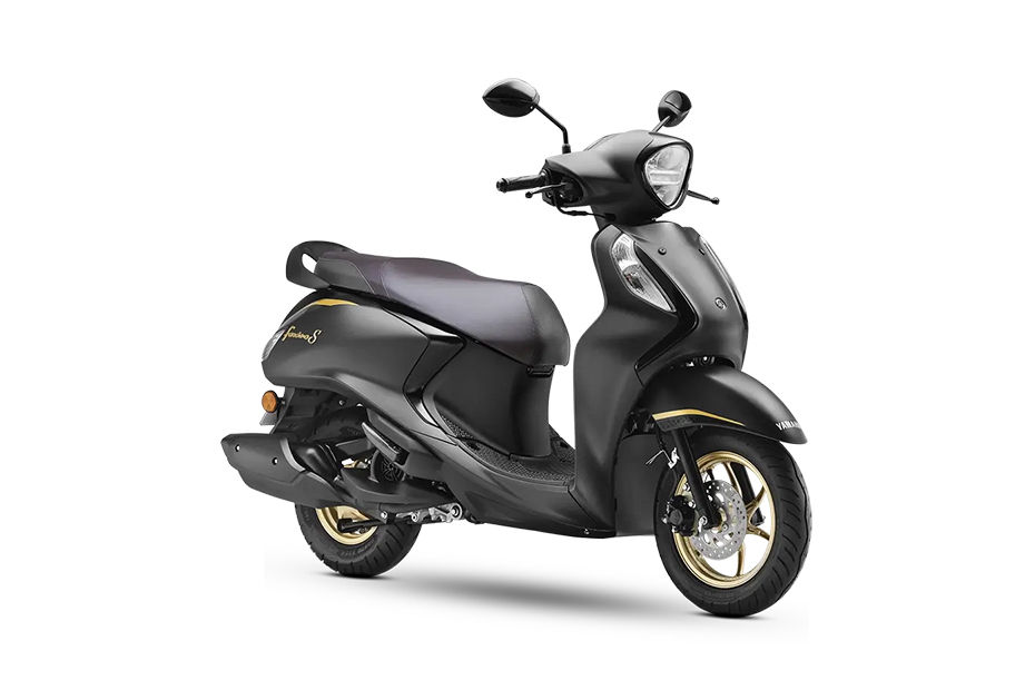 Yamaha Fascino 125 Fi Hybrid Matte Black colour