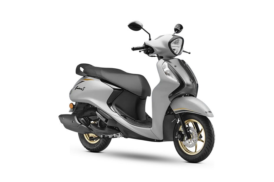 Yamaha Fascino 125 Fi Hybrid Matte Grey colour