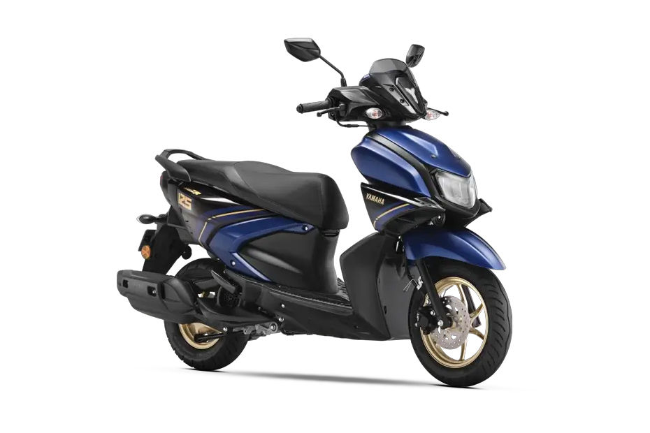 Yamaha RayZR 125 Fi Hybrid Dark Matte Blue colour