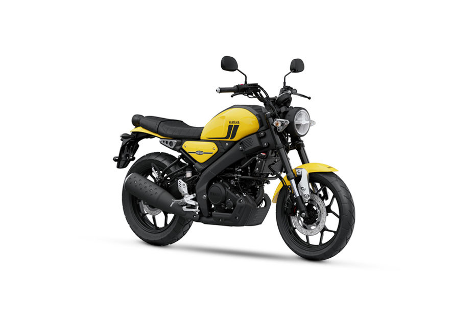 Yamaha XSR125 Impact Yellow colour