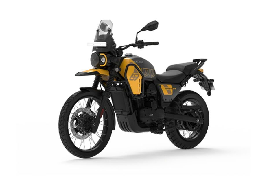 Yezdi Adventure Yellow Falcon colour
