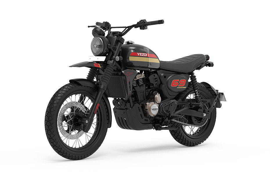 Yezdi Scrambler 350 Legacy Black colour